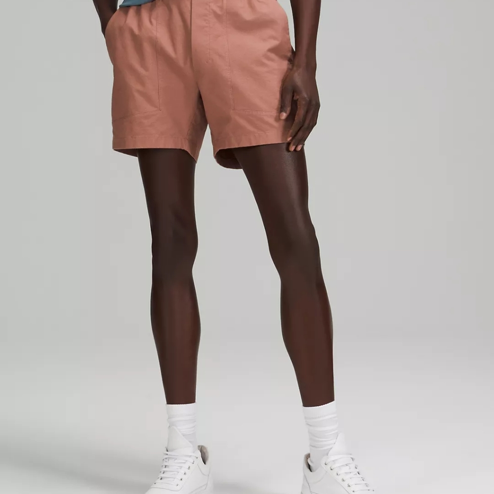 Lululemon NWT T.H.E Short 7" linerless men's shorts, salmon